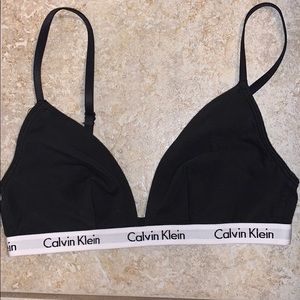 Black Calvin Klein Bralette Size Small